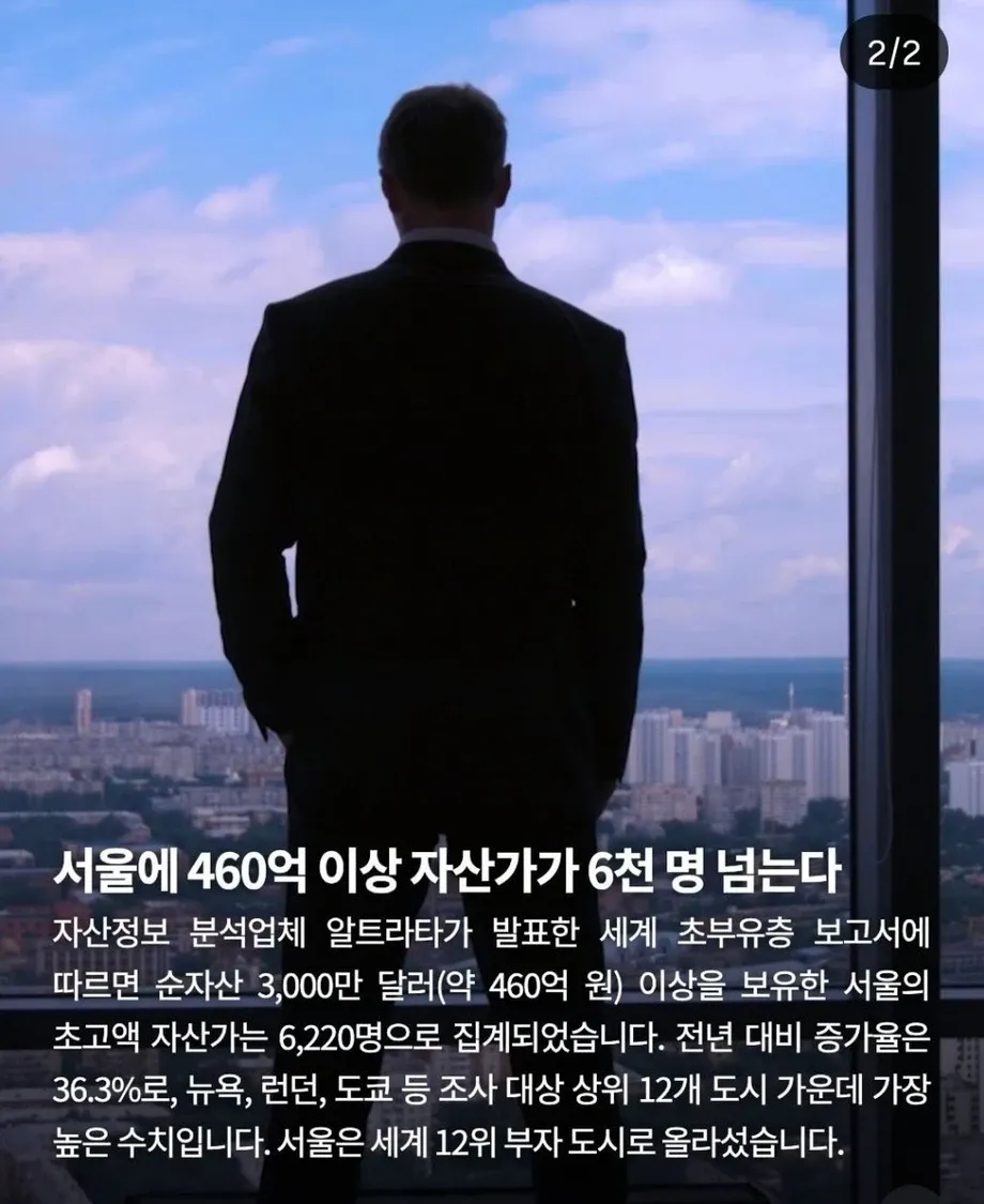 서울 460억 이상 자산가