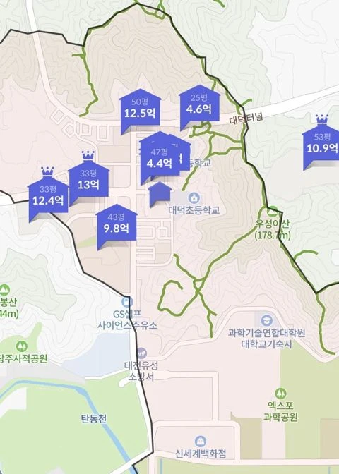 대전 최고 부촌