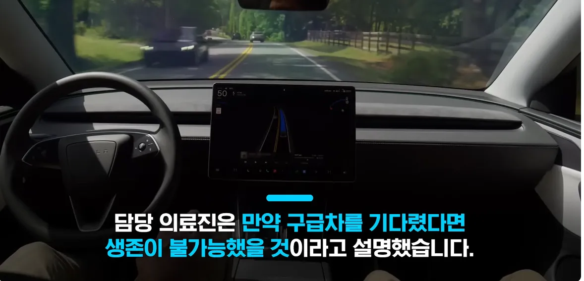 의식 잃은 운전자 살린 테슬라 ㄷㄷㄷㄷㄷㄷ