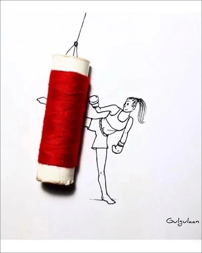 재미있는 발상 그림.