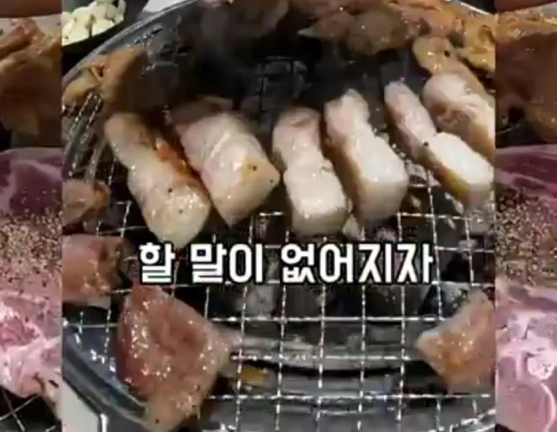 고기와 수박 썰을 확인하러 온 중국 틱톡커