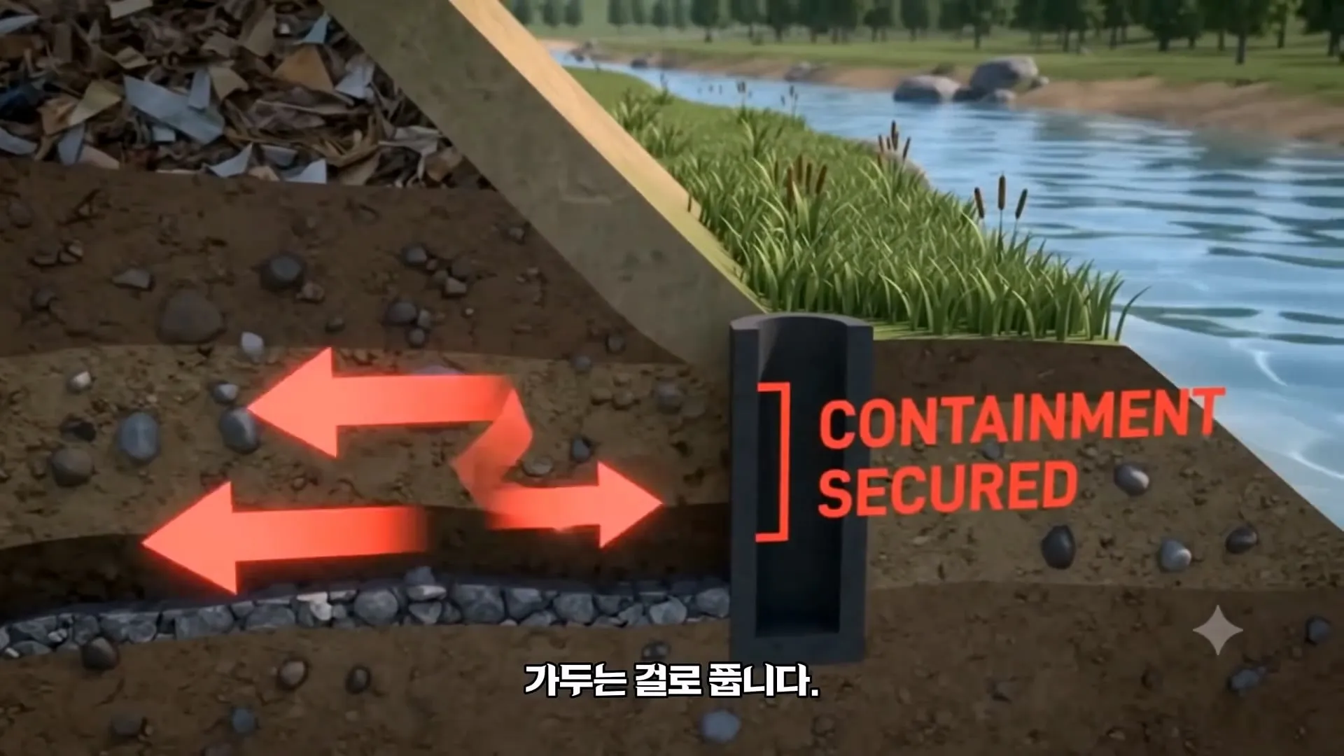 난지도의 아파트 30층 높이 쓰레기 산을 서울시가 처리한 방법