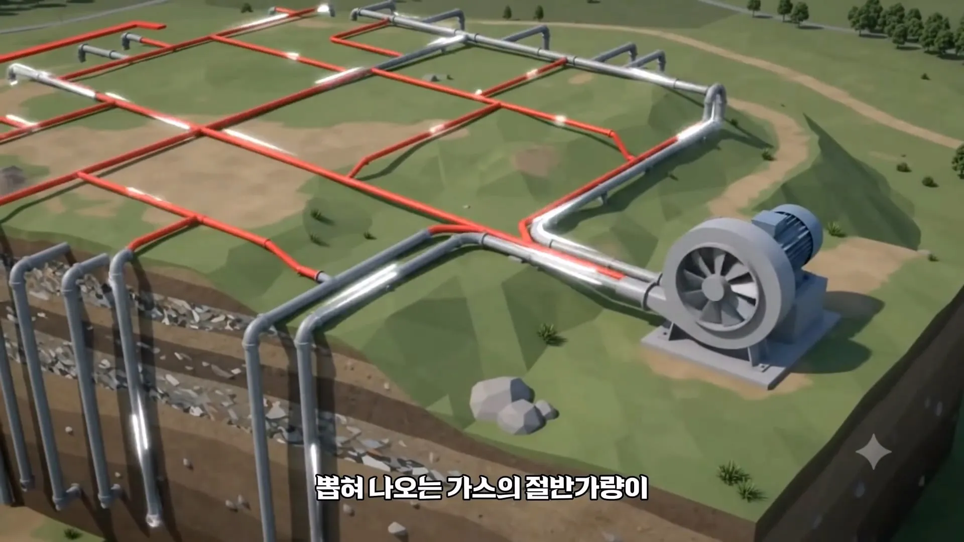 난지도의 아파트 30층 높이 쓰레기 산을 서울시가 처리한 방법