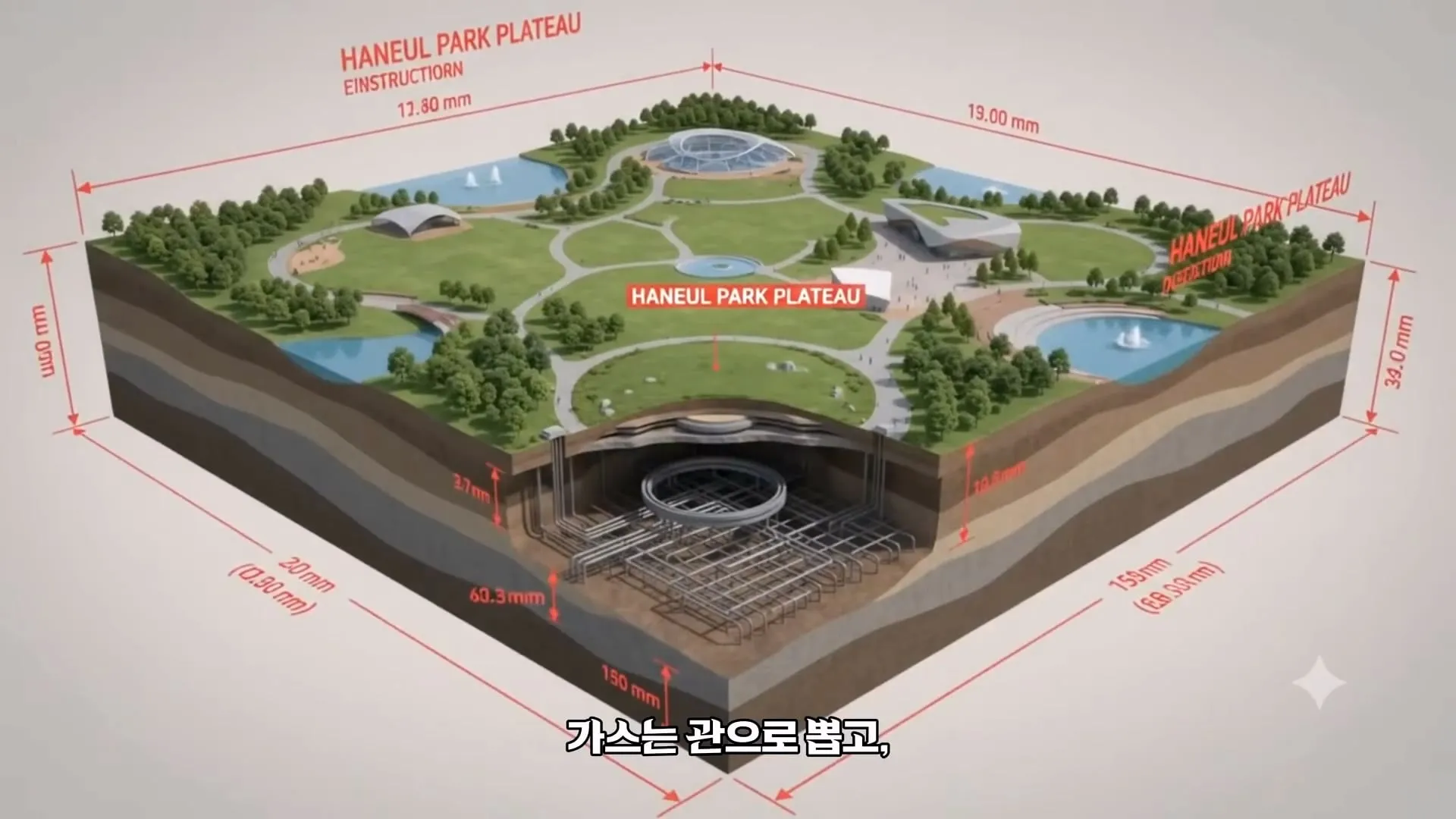 난지도의 아파트 30층 높이 쓰레기 산을 서울시가 처리한 방법
