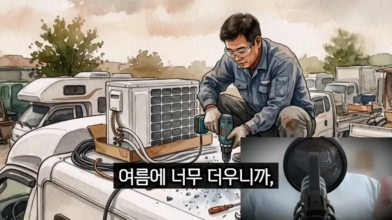 캠핑카 사면 한여름에 캠핑장등으로 여행하기 힘든 이유