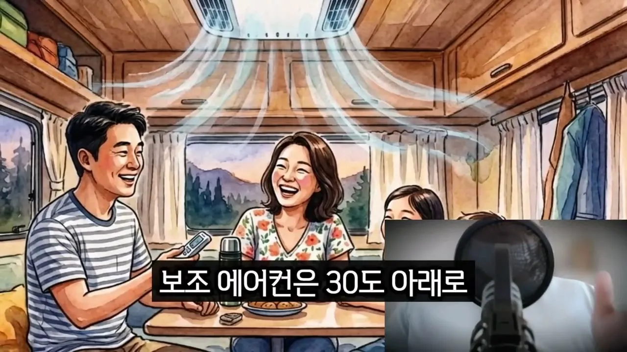 캠핑카 사면 한여름에 캠핑장등으로 여행하기 힘든 이유