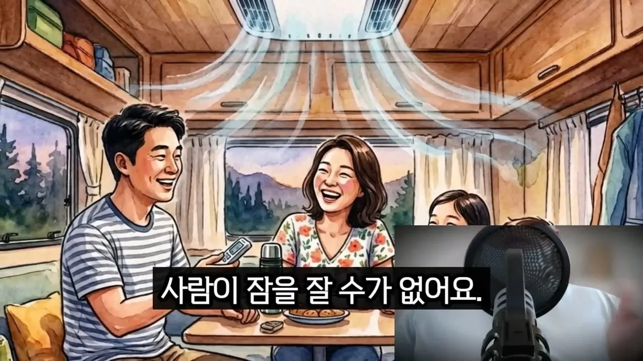 캠핑카 사면 한여름에 캠핑장등으로 여행하기 힘든 이유