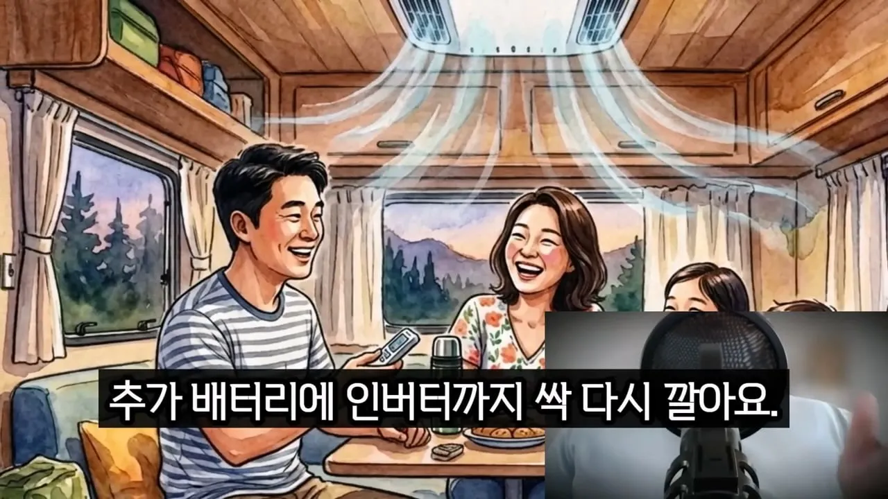 캠핑카 사면 한여름에 캠핑장등으로 여행하기 힘든 이유