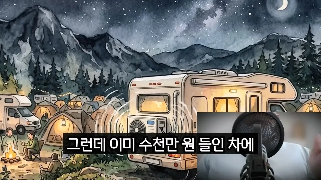 캠핑카 사면 한여름에 캠핑장등으로 여행하기 힘든 이유