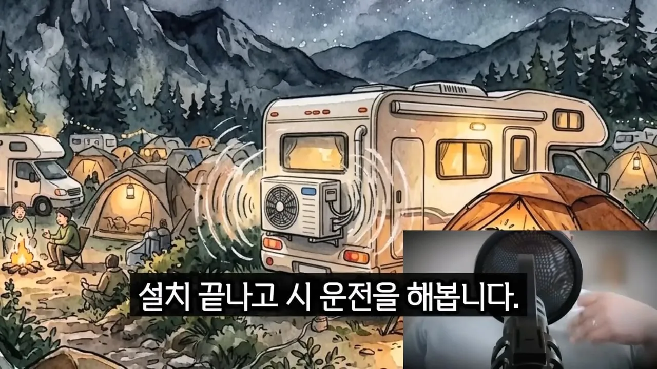 캠핑카 사면 한여름에 캠핑장등으로 여행하기 힘든 이유