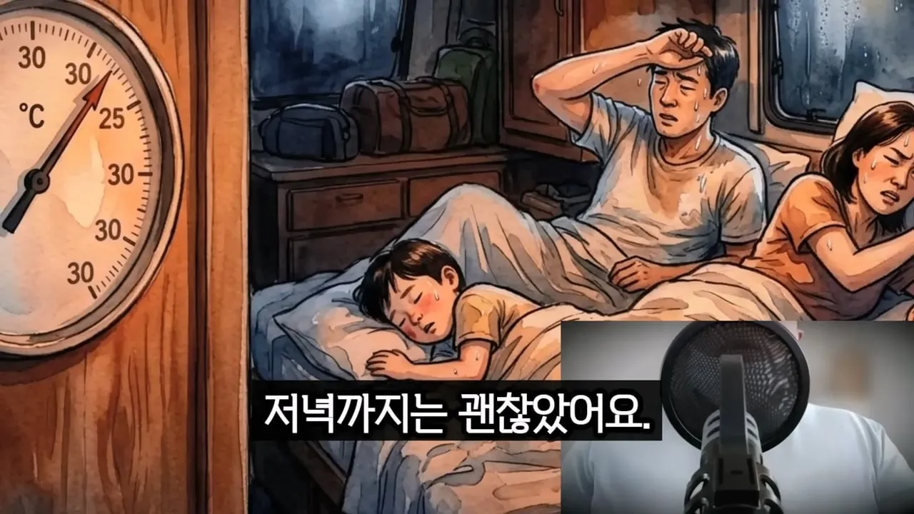 캠핑카 사면 한여름에 캠핑장등으로 여행하기 힘든 이유