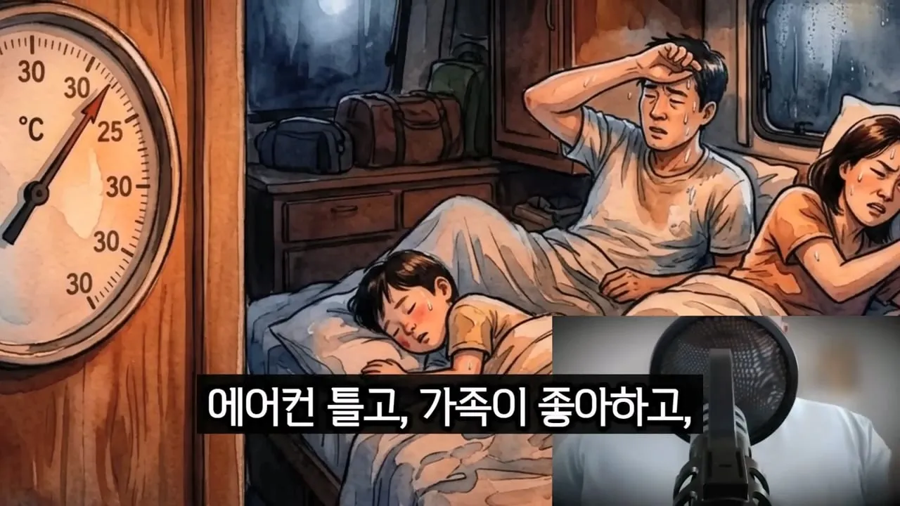 캠핑카 사면 한여름에 캠핑장등으로 여행하기 힘든 이유