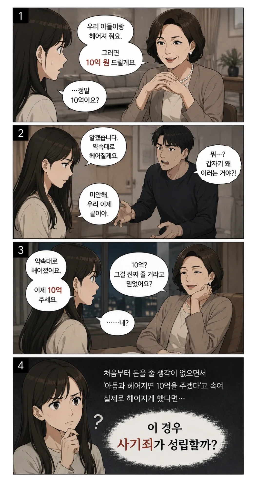 내 아들과 헤어지면 10억