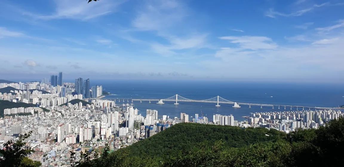 70년전 미군이 찍은 부산의 현재 모습