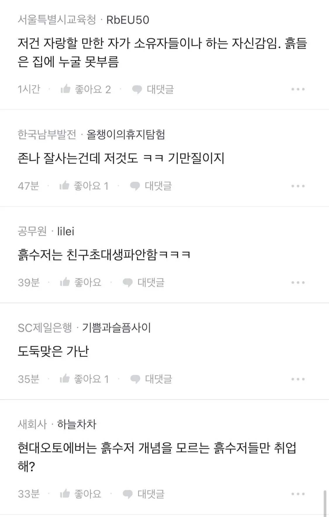 초등학생때 흙수저 생일파티 특징