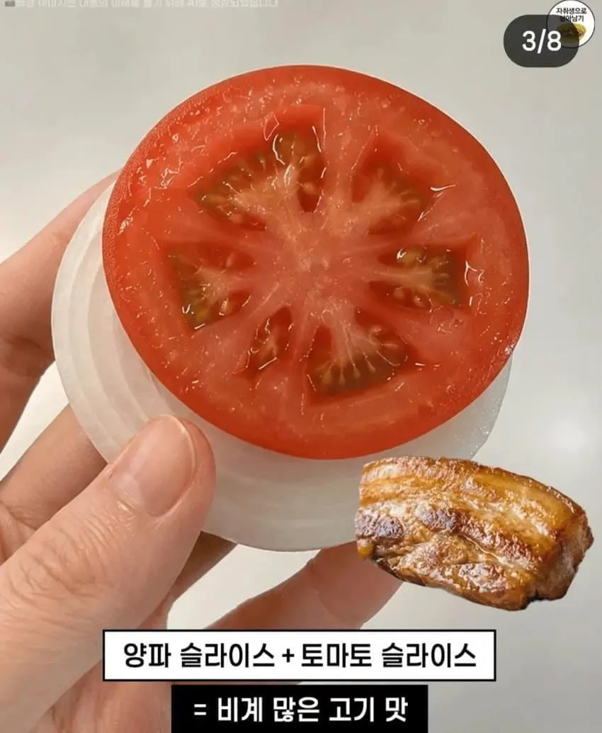 요즘 유행이라는 토마토 김 맛도리 조합.jpg