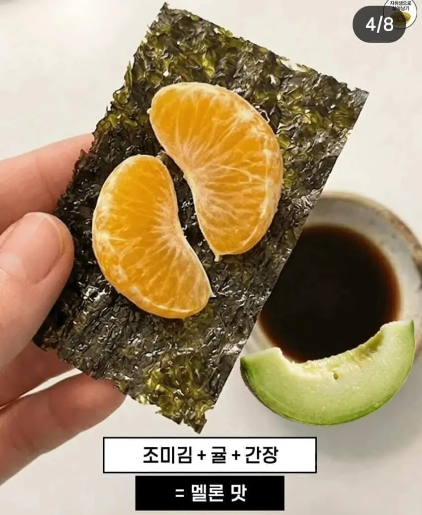 요즘 유행이라는 토마토 김 맛도리 조합.jpg