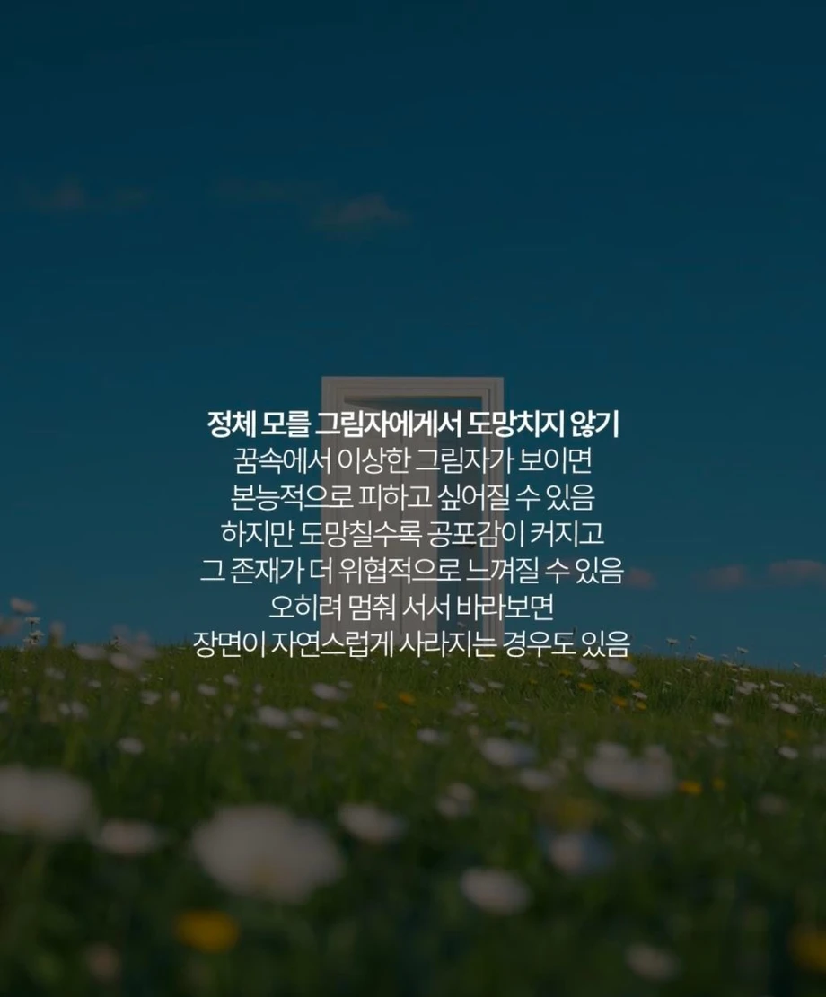 자각몽을 꿀 때 해선 안 되는 행동들.jpg