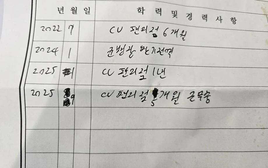첫인상은 좋은데 이력서 보고 고민한 사장.jpg