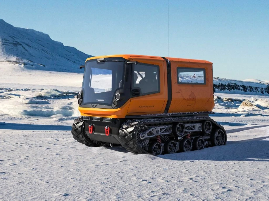 극지방 이동차량.