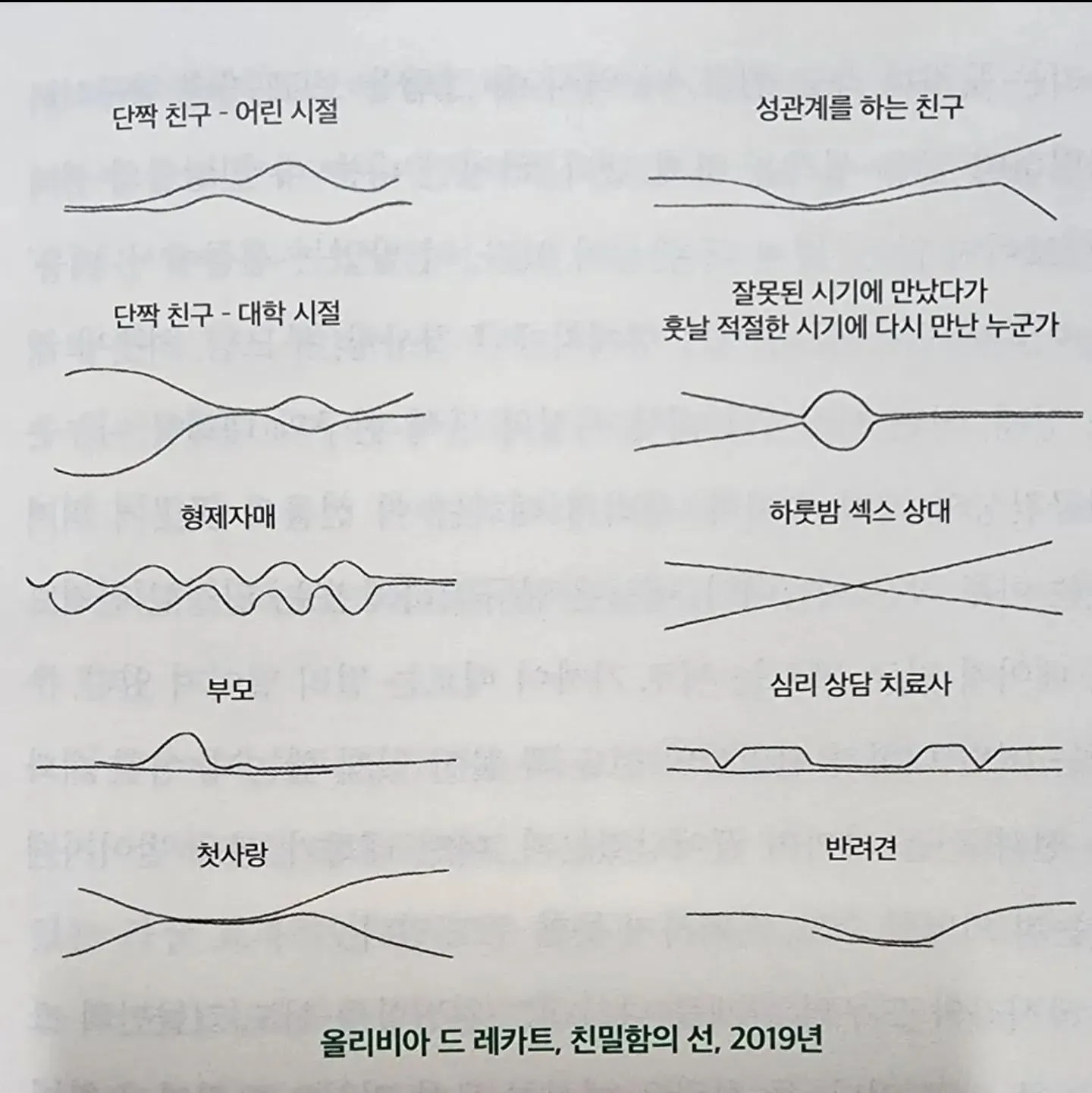 살면서 우리가 경험하는 관계를 선으로 표현한다면?