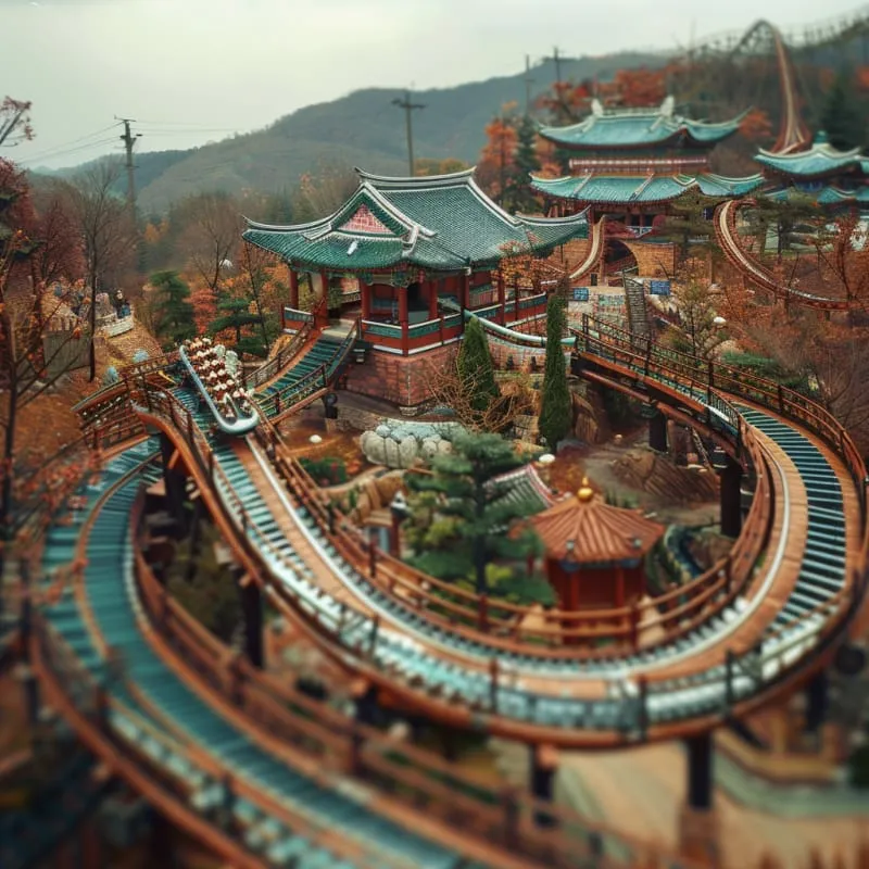 AI가 그린 한국형 테마파크