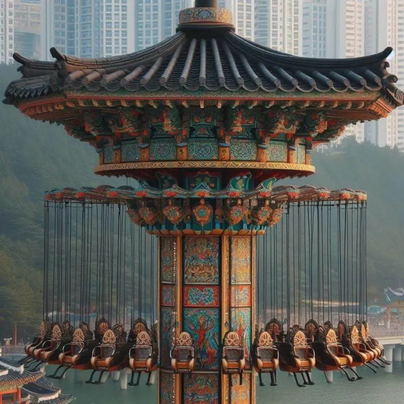 AI가 그린 한국형 테마파크
