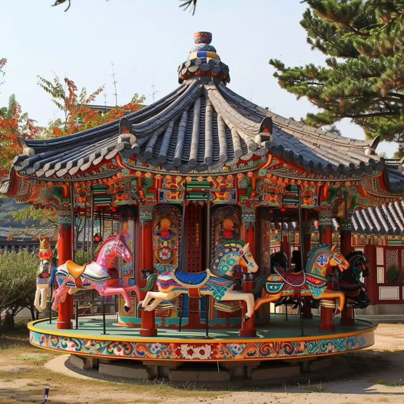 AI가 그린 한국형 테마파크