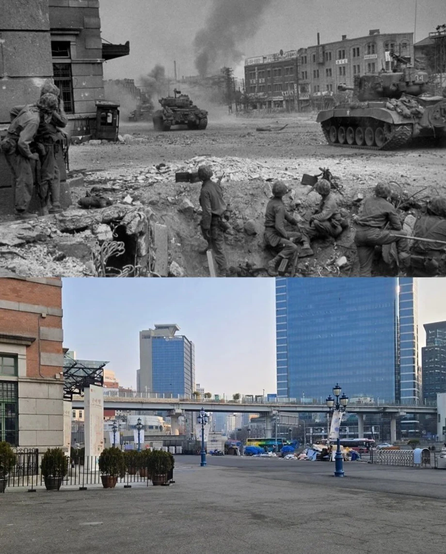 6.25 전쟁 당시 과거와 현재 장소 비교 사진.jpg