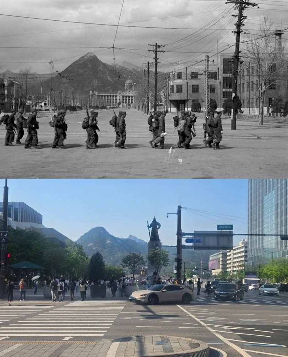 6.25 전쟁 당시 과거와 현재 장소 비교 사진.jpg