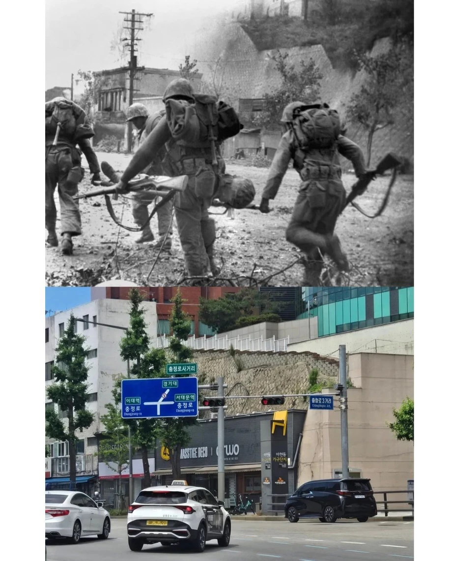 6.25 전쟁 당시 과거와 현재 장소 비교 사진.jpg