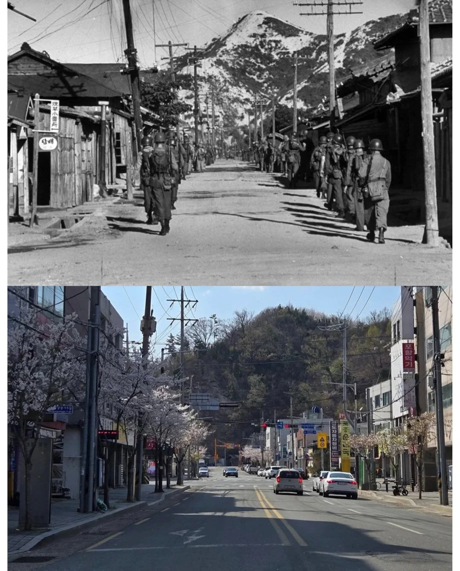 6.25 전쟁 당시 과거와 현재 장소 비교 사진.jpg
