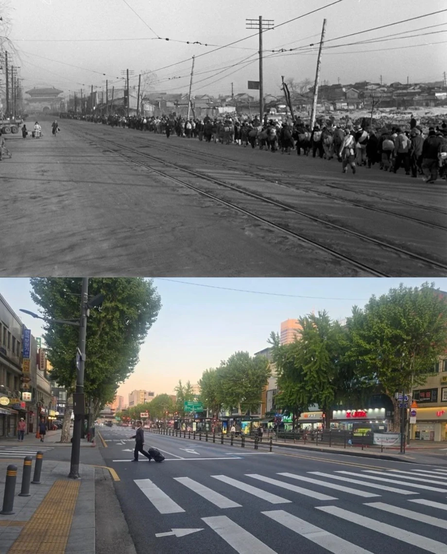 6.25 전쟁 당시 과거와 현재 장소 비교 사진.jpg
