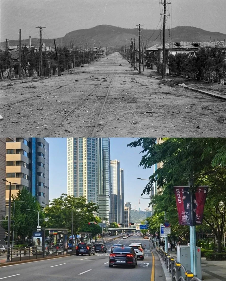 6.25 전쟁 당시 과거와 현재 장소 비교 사진.jpg