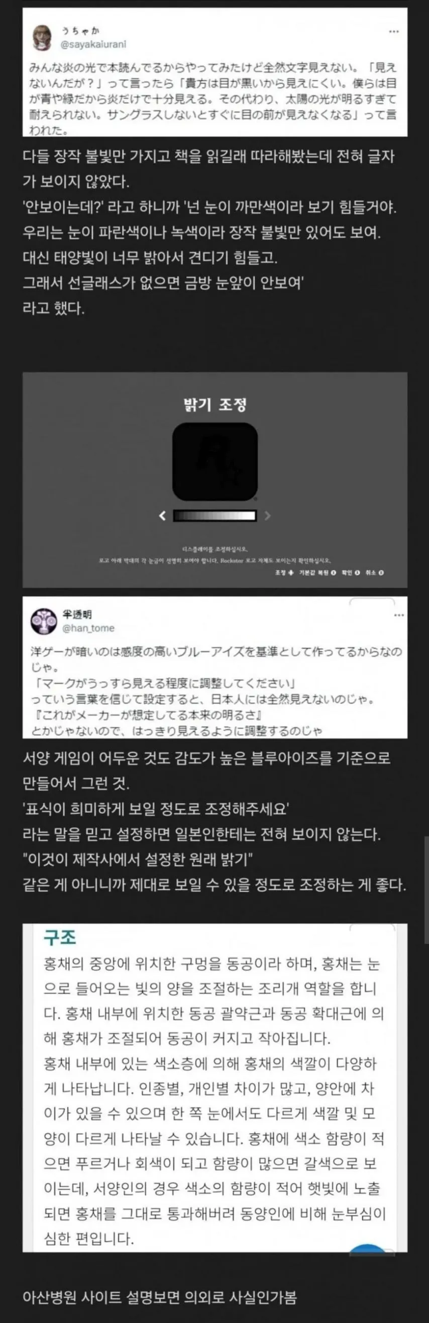 레벨존 인기 게시물 - 한국인들이 서양 게임할때 밝기를 올려야하는 이유.jpg