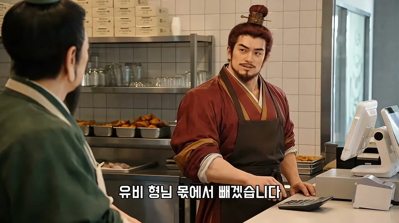 조조, 유비, 손권이 치킨집을 차리면.....jpg