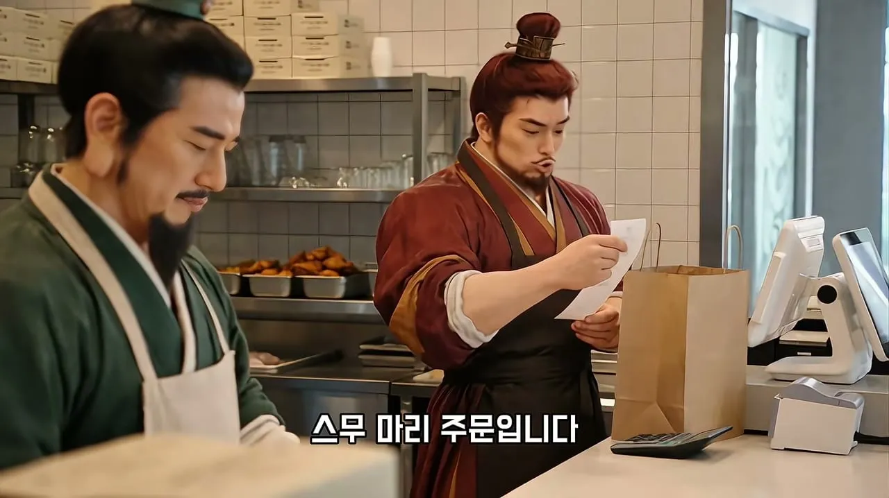 조조, 유비, 손권이 치킨집을 차리면.....jpg