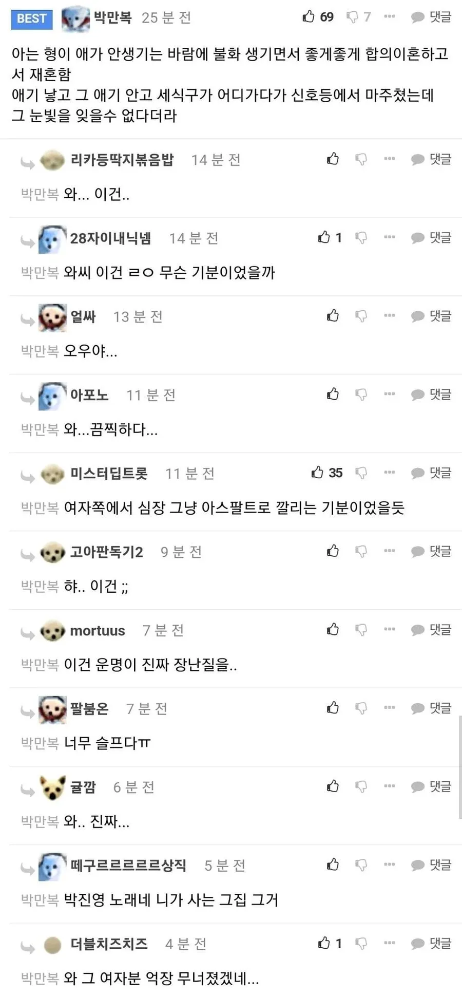 전여친 민난썰