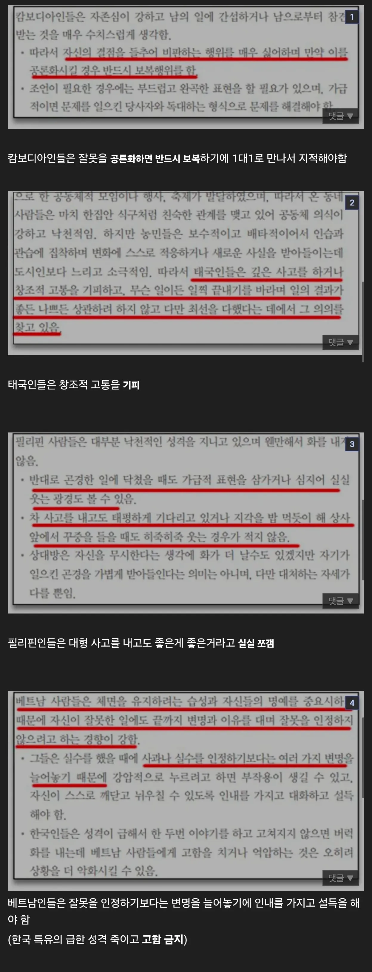 법무부피셜 동남아인 다루는 법
