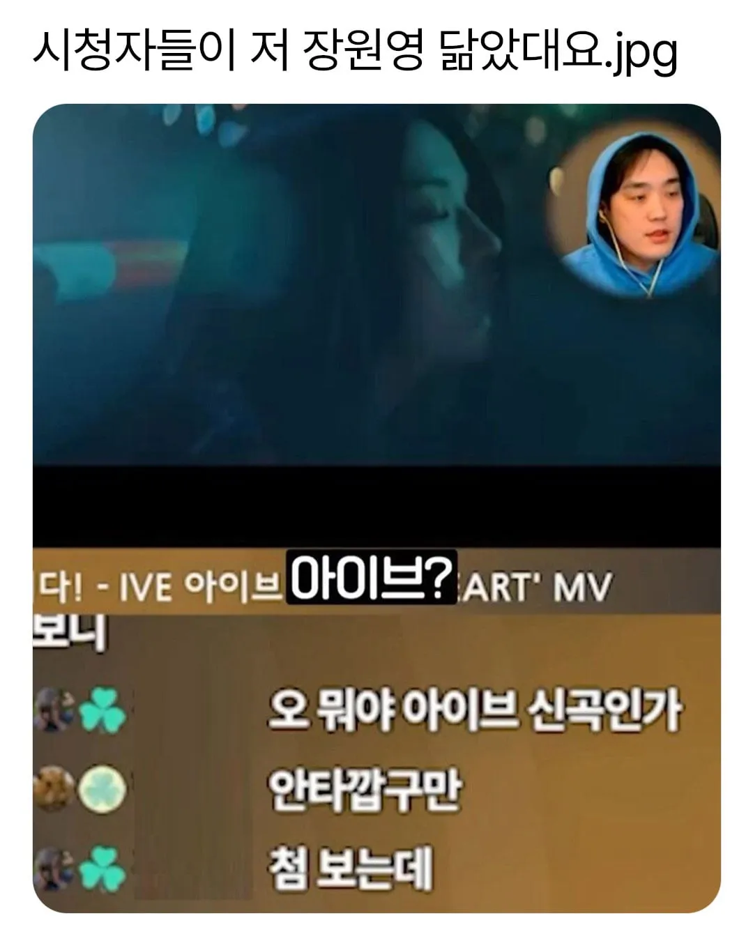 시청자들이 저 장원엥 닮았대요.jpg