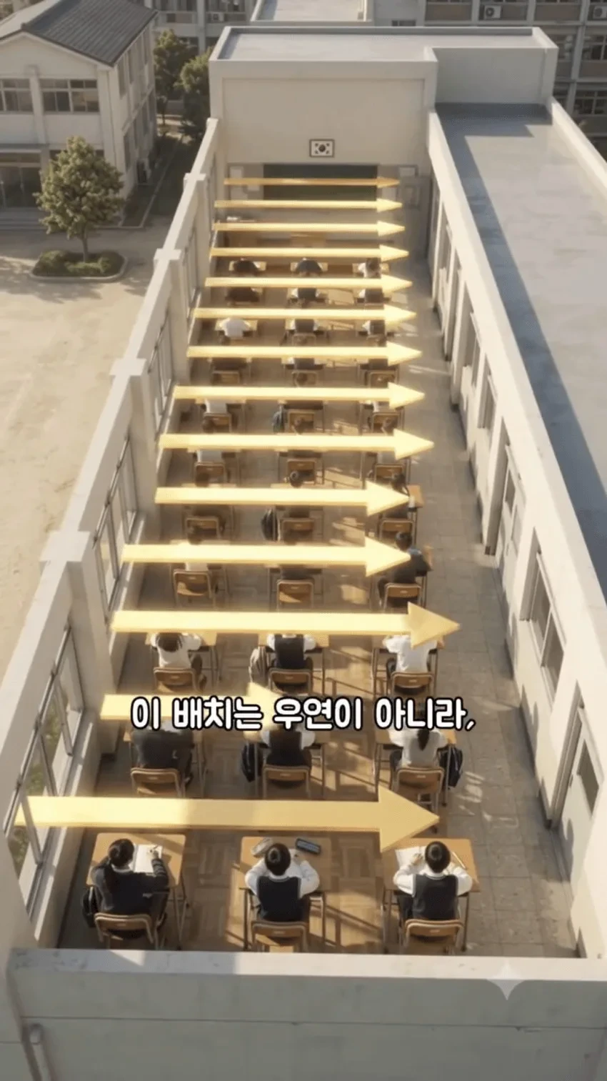 학교 교실의 창문이 거의 왼쪽에 있는 이유