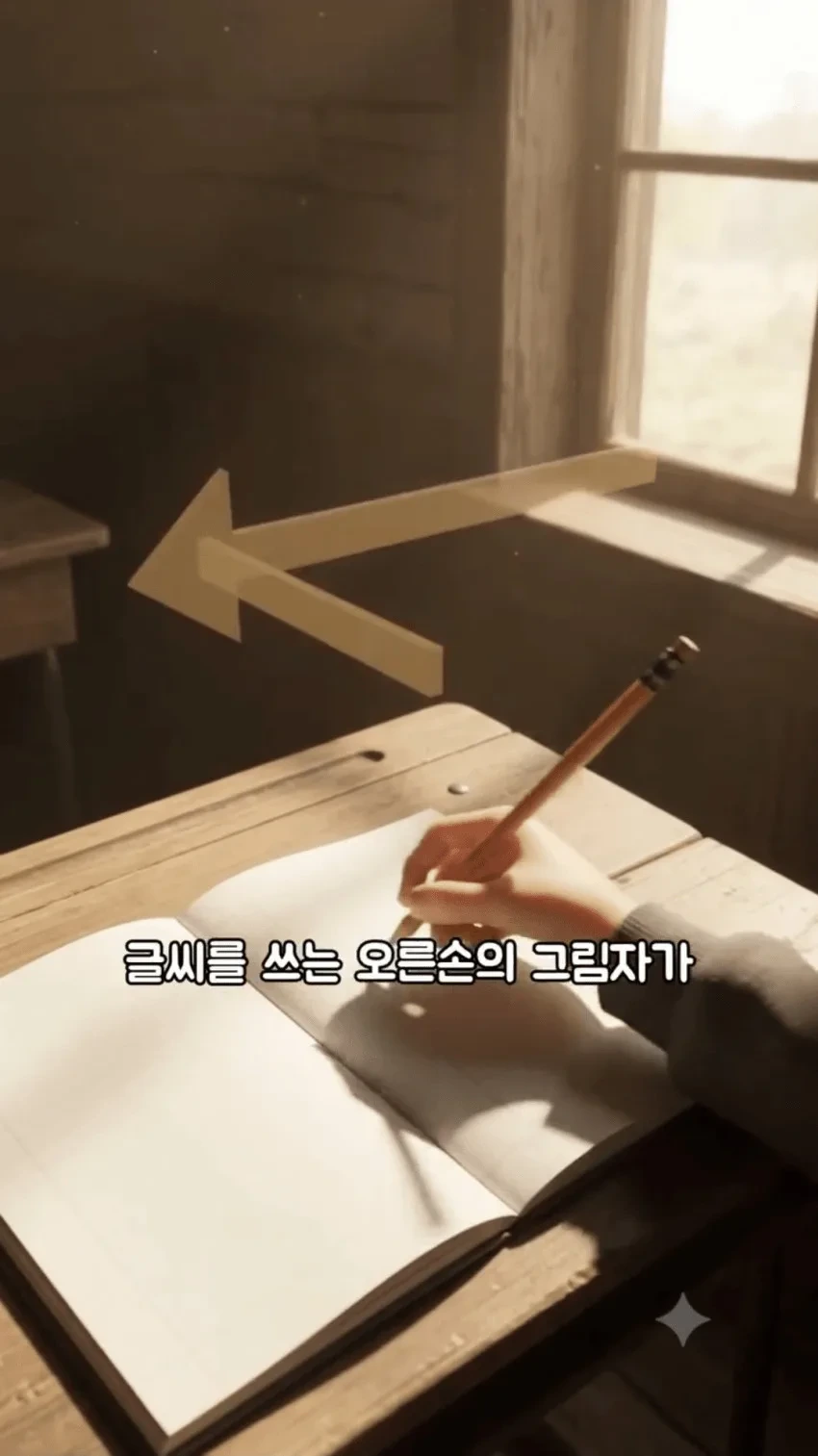 학교 교실의 창문이 거의 왼쪽에 있는 이유