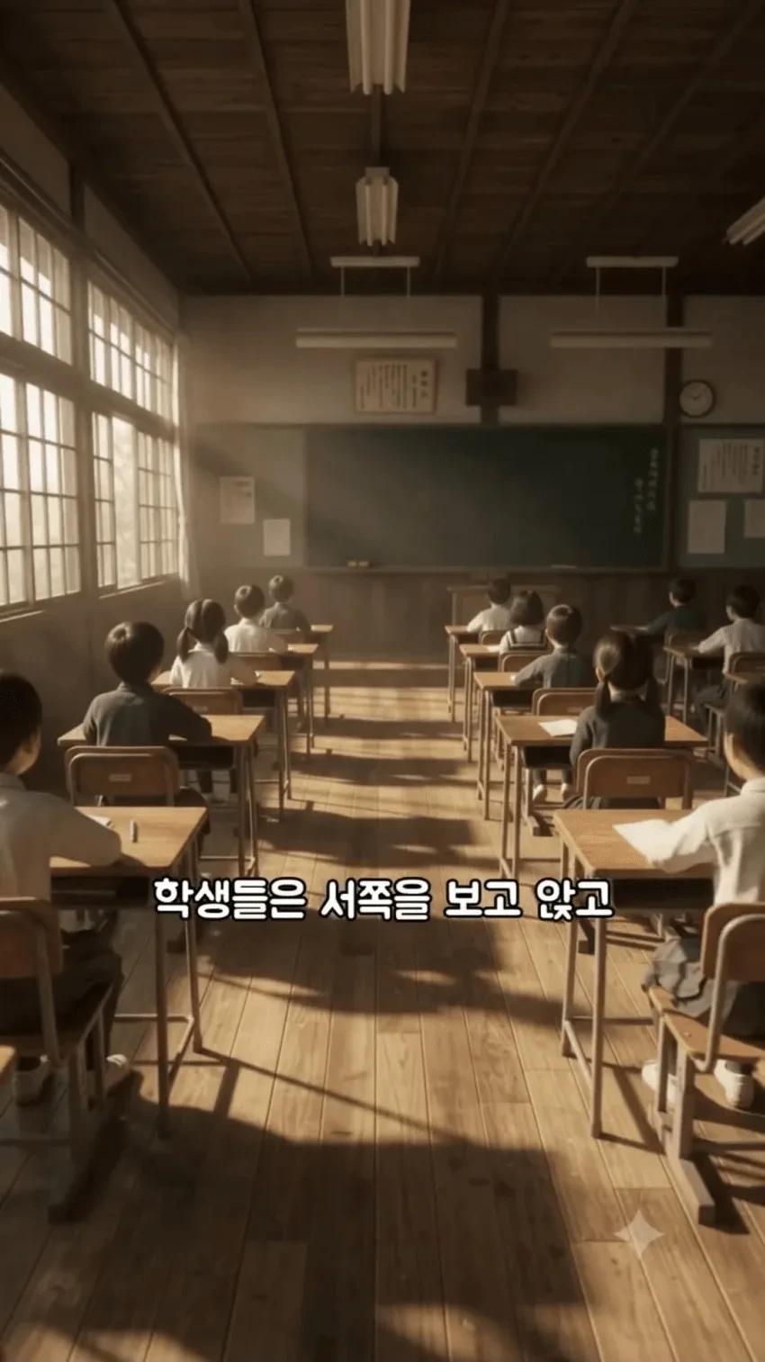 학교 교실의 창문이 거의 왼쪽에 있는 이유