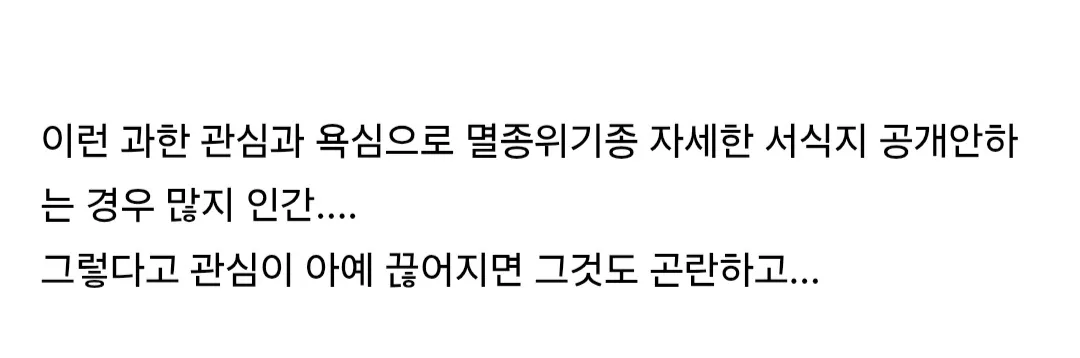 한 학생의 집앞에 발견된 멸종된 식물